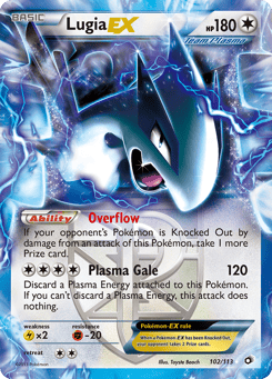Lugia-EX 102/113 Legendary Treasures