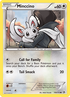 Minccino 104/113 Legendary Treasures