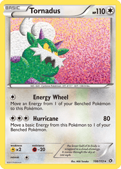 Tornadus 108/113 Legendary Treasures