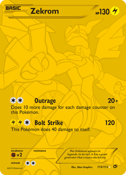Zekrom 115/113 Legendary Treasures