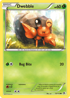 Dwebble 13/113 Legendary Treasures