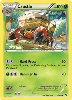 Crustle 14/113 Legendary Treasures