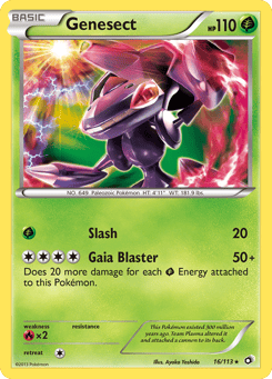Genesect 16/113 Legendary Treasures