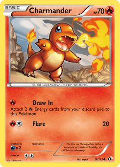 Charmander 17/113 Legendary Treasures