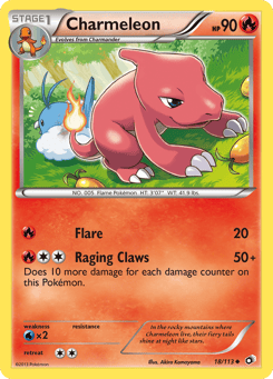 Charmeleon 18/113 Legendary Treasures