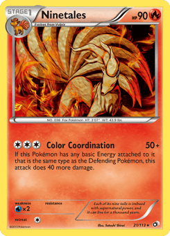 Ninetales 21/113 Legendary Treasures
