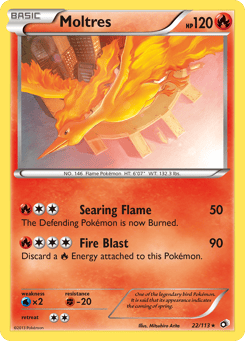Moltres 22/113 Legendary Treasures