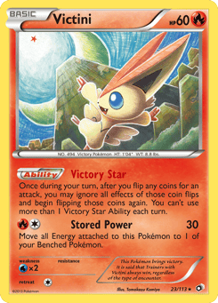 Victini 23/113 Legendary Treasures