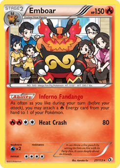 Emboar 27/113 Legendary Treasures