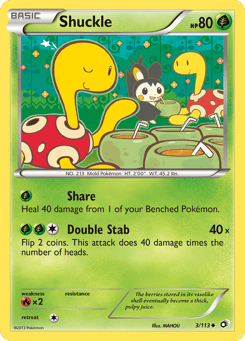 Shuckle 3/113 Legendary Treasures