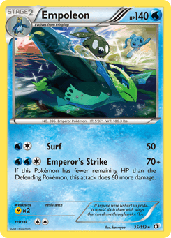 Empoleon 35/113 Legendary Treasures