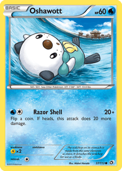 Oshawott 37/113 Legendary Treasures