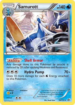Samurott 39/113 Legendary Treasures