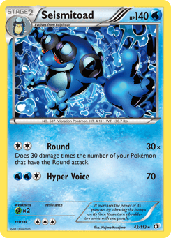 Seismitoad 42/113 Legendary Treasures