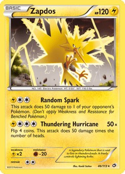 Zapdos 46/113 Legendary Treasures