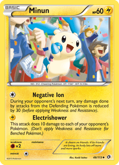 Minun 48/113 Legendary Treasures