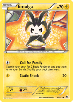 Emolga 49/113 Legendary Treasures