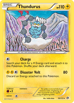 Thundurus 50/113 Legendary Treasures
