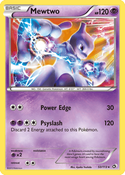 Mewtwo 53/113 Legendary Treasures