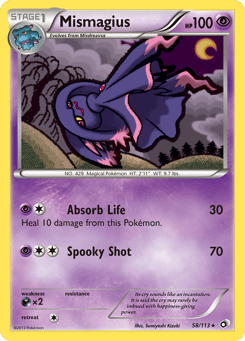 Mismagius 58/113 Legendary Treasures