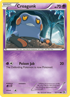 Croagunk 62/113 Legendary Treasures