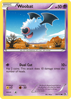 Woobat 64/113 Legendary Treasures