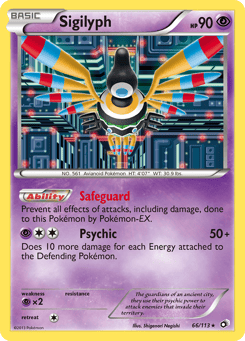 Sigilyph 66/113 Legendary Treasures