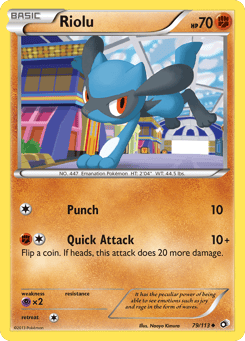 Riolu 79/113 Legendary Treasures