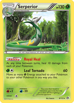 Serperior 8/113 Legendary Treasures
