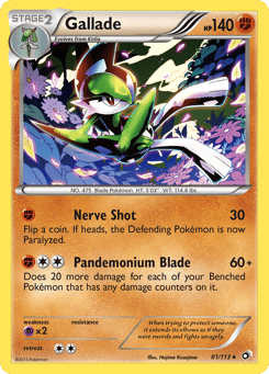 Gallade 81/113 Legendary Treasures