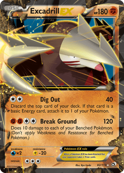 Excadrill-EX 82/113 Legendary Treasures