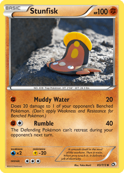 Stunfisk 83/113 Legendary Treasures
