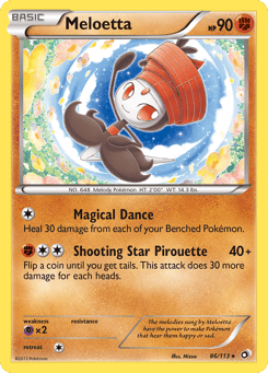 Meloetta 86/113 Legendary Treasures