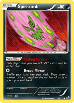 Spiritomb 87/113 Legendary Treasures