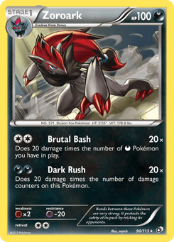 Zoroark 90/113 Legendary Treasures
