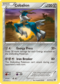 Cobalion 91/113 Legendary Treasures