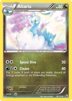 Altaria 92/113 Legendary Treasures
