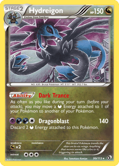Hydreigon 99/113 Legendary Treasures