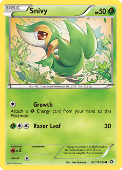 Snivy RC1/RC25 Legendary Treasures