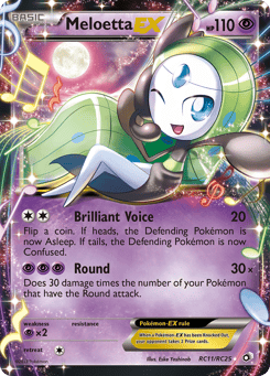 Meloetta-EX RC11/RC25 Legendary Treasures