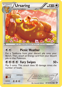 Ursaring RC16/RC25 Legendary Treasures