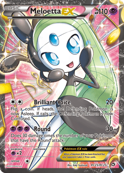 Meloetta-EX RC25/RC25 Legendary Treasures