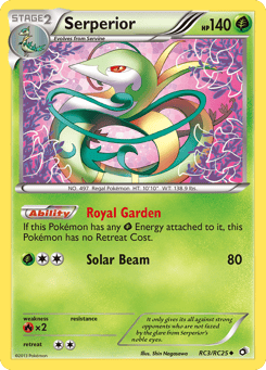 Serperior RC3/RC25 Legendary Treasures