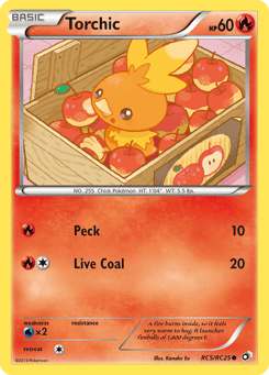 Torchic RC5/RC25 Legendary Treasures