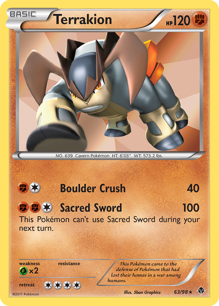 Terrakion 63/98 Emerging Powers
