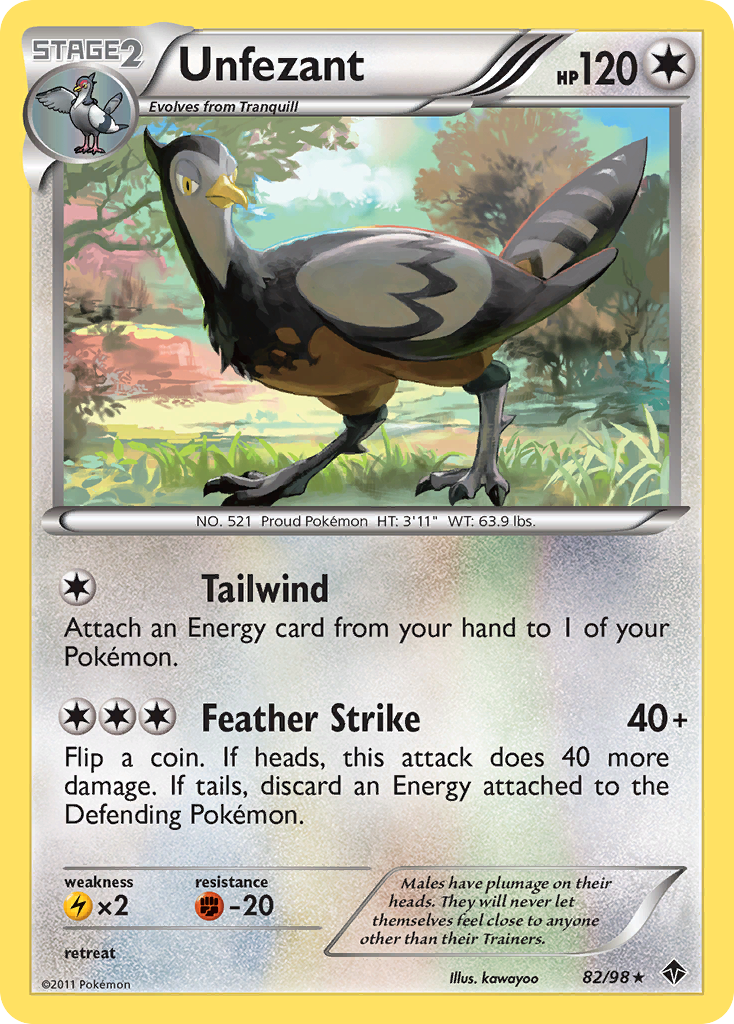 Unfezant 82/98 Emerging Powers