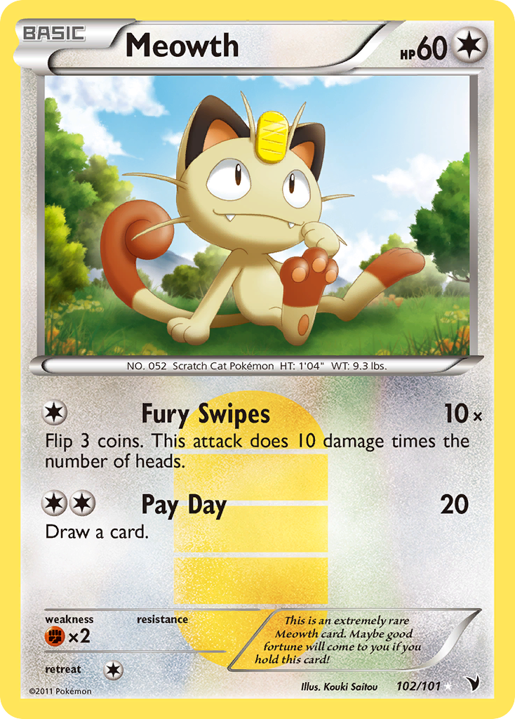 Meowth 102/101 Noble Victories