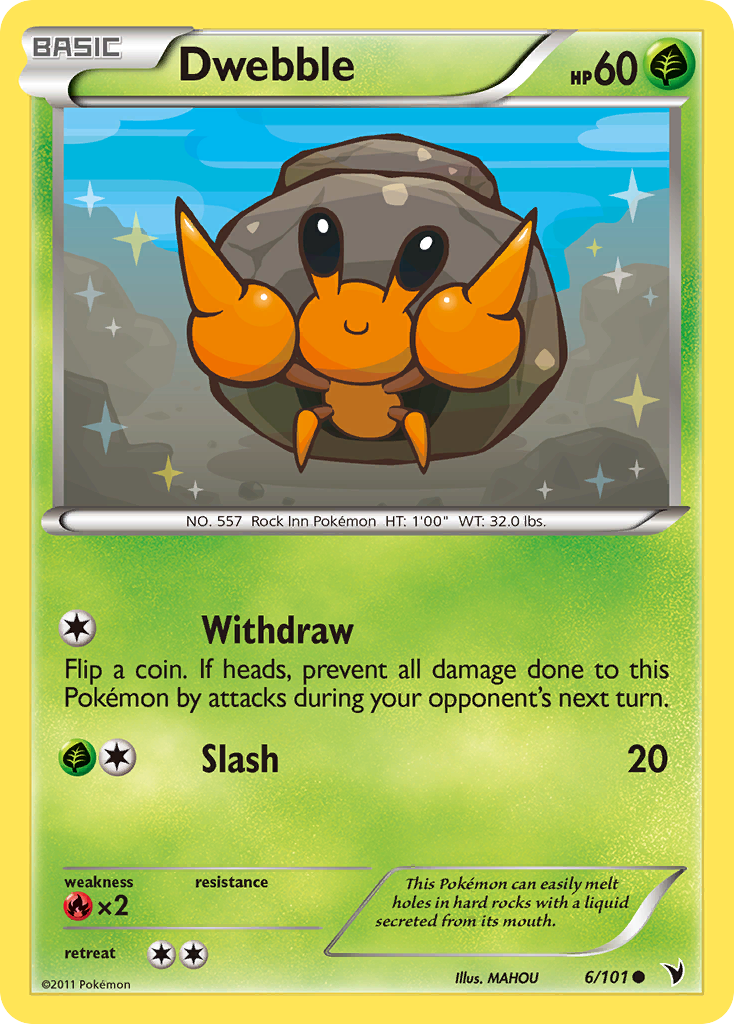 Dwebble 6/101 Noble Victories