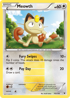 Meowth 102/101 Noble Victories