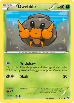 Dwebble 6/101 Noble Victories